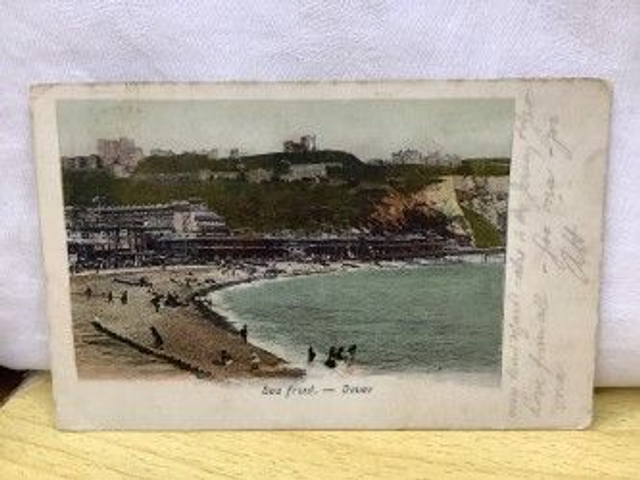 Sea Front, Dover , Kent,  Posted unbranded vintage postcard. Our Ref No. R318 £2.50