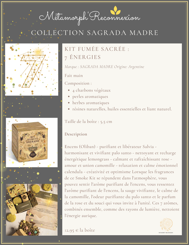 Sagrada Madre -  Kit Fumée sacrée