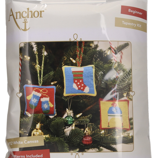Tapestry Kit: Starter: Christmas Decorations: Cosy Christmas - Anchor