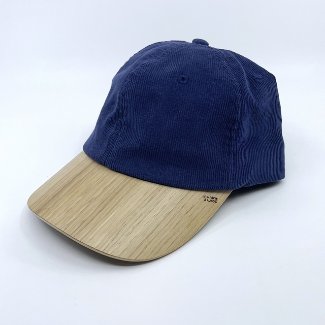 Casquette Velours Bleu - Chêne