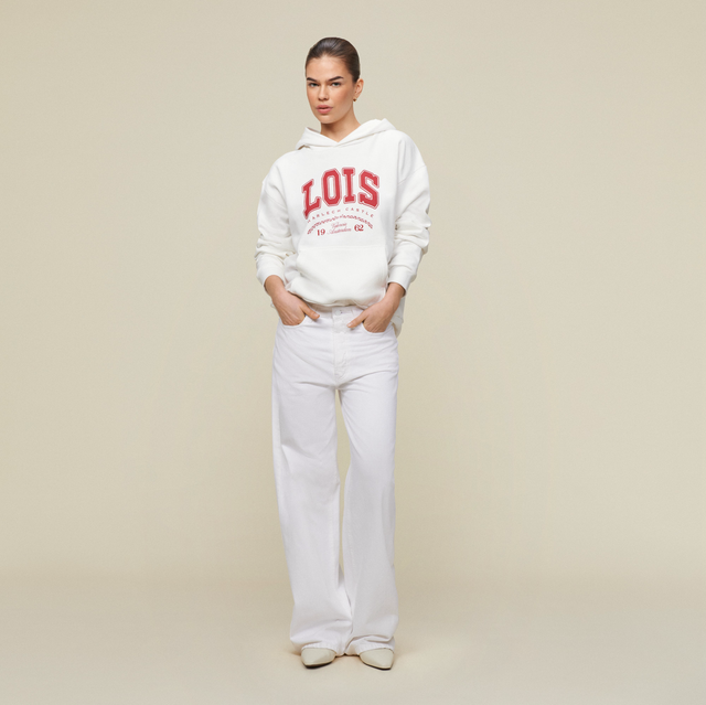 Lois Jeans Skater Loose Otawa White 