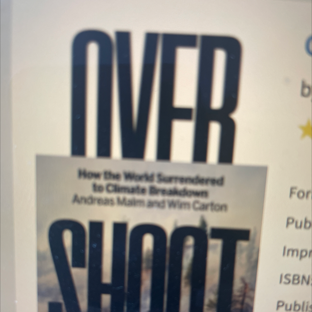 Overshoot Andreas Malm Wim Carton