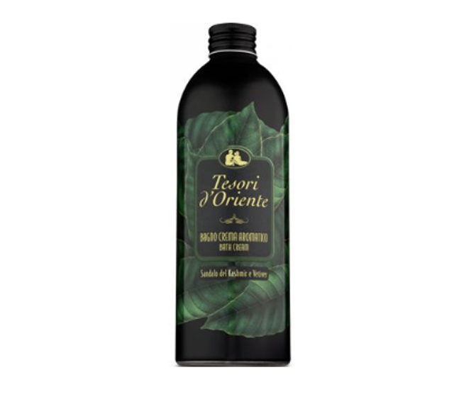 Tesori d' Oriente - Fürdőkrém 500ml - Szantálfa és kashmír
