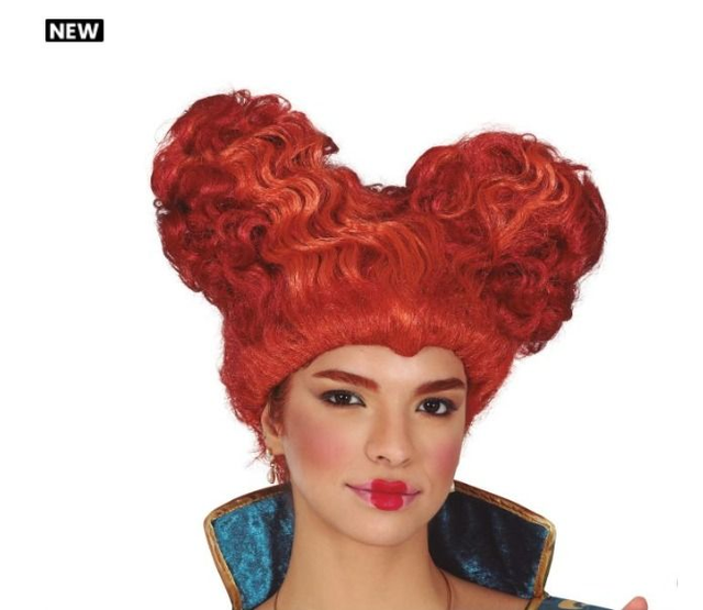 Carnevale ,  48070  PARRUCCA MEDIEVALE CASTANA IN SCATOLA