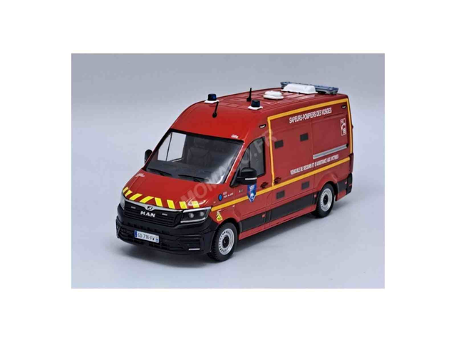 MAN TGE L2H2 GIFA VSAV SDIS &quot;88 - VOSGES&quot; ODEON144 1/43