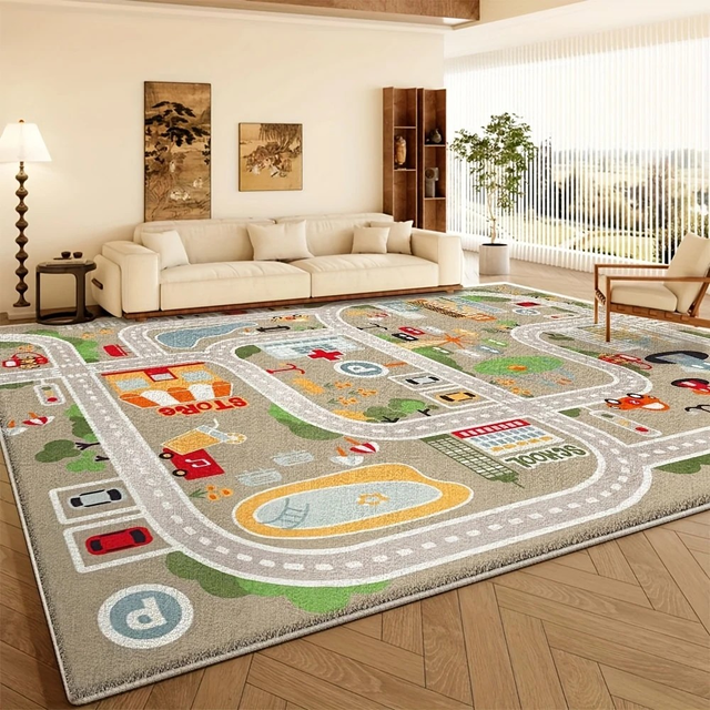 Qixingli 850gsm Machine-Washable Low-Pile Area Mat