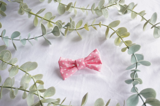 Polka Dot Mini Bow 