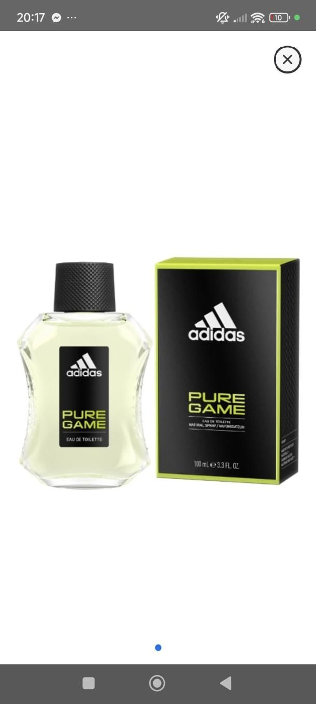 Eau de toilette Adidas Pure game