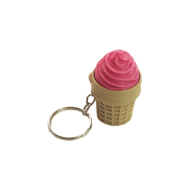 Ice Cream Clicker Keyring