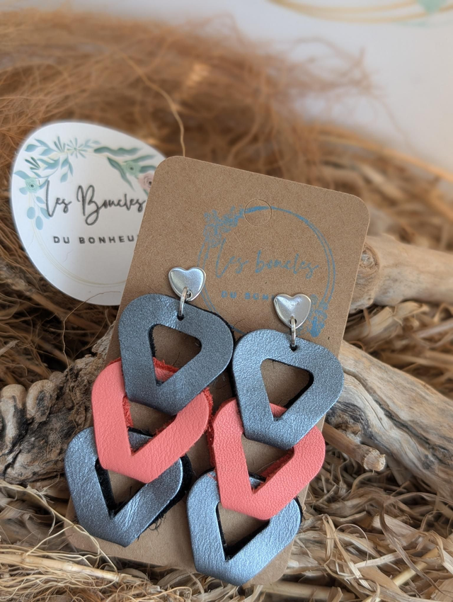 Tresses gris rose ts018