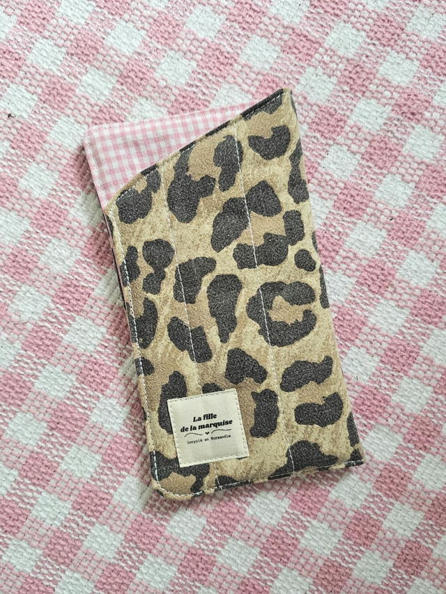 Étui à lunettes en tissus upcyclés