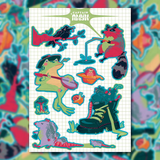 STICKER SHEET ✦ Rats &amp; Cats