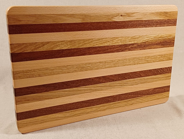 Planche à découper chêne, hêtre et sapelli