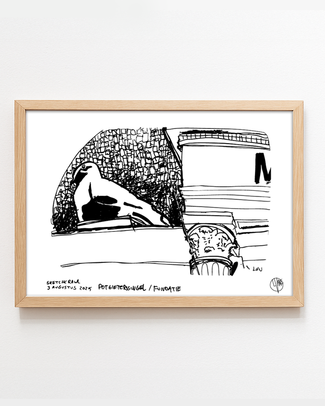 Museum de Fundatie | Urban Sketch Zwolle 2025 | A4 print