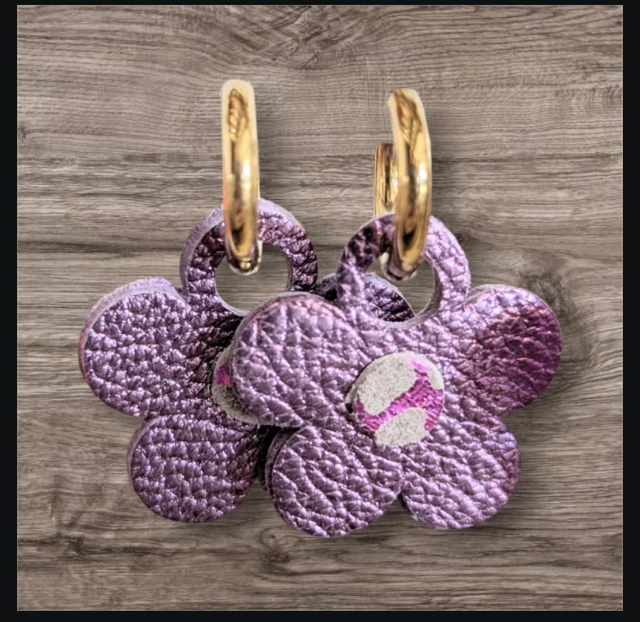 Créoles et ses pâquerettes mauve