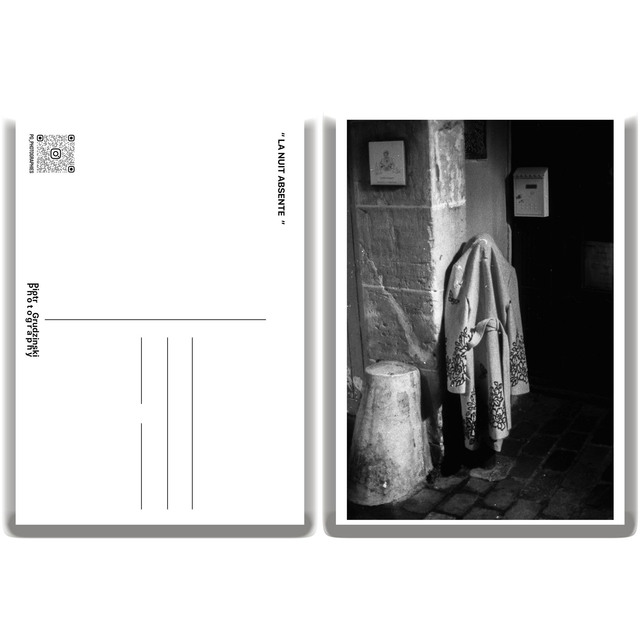 « La nuit absente » -Carte postale A5