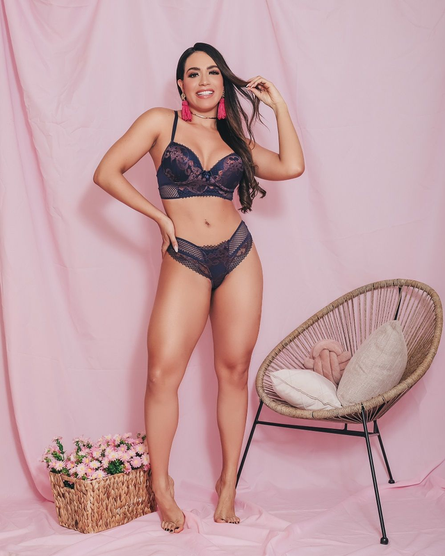 Conjunto de Lingerie Valentina Cideral