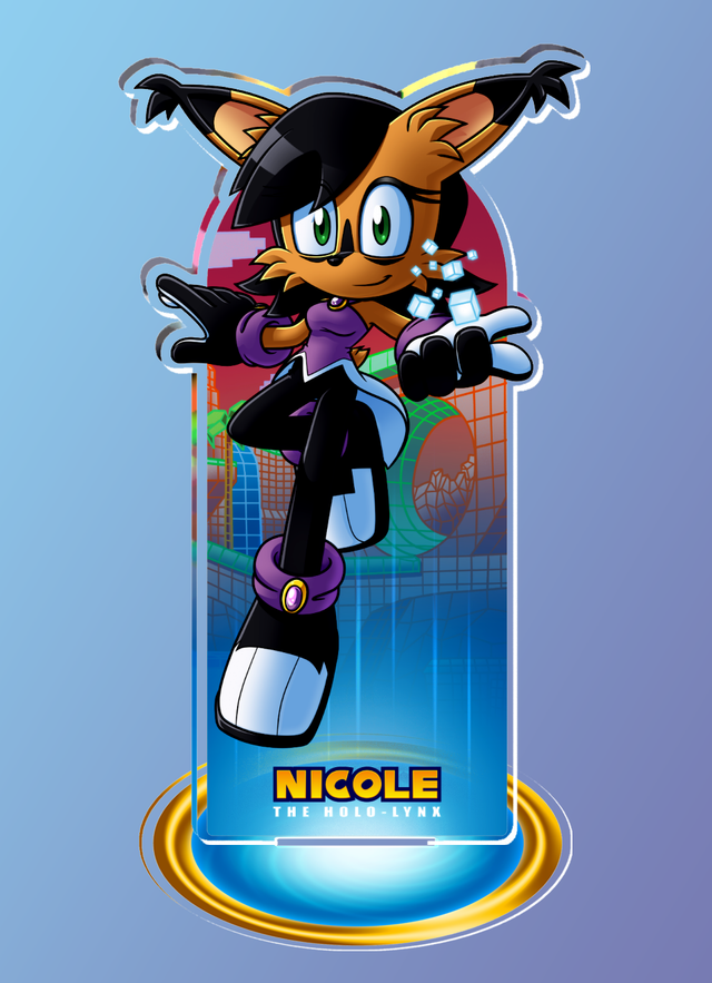 Sonic Legends Acrylic Stand (Wave 1): Nicole the Holo-Lynx
