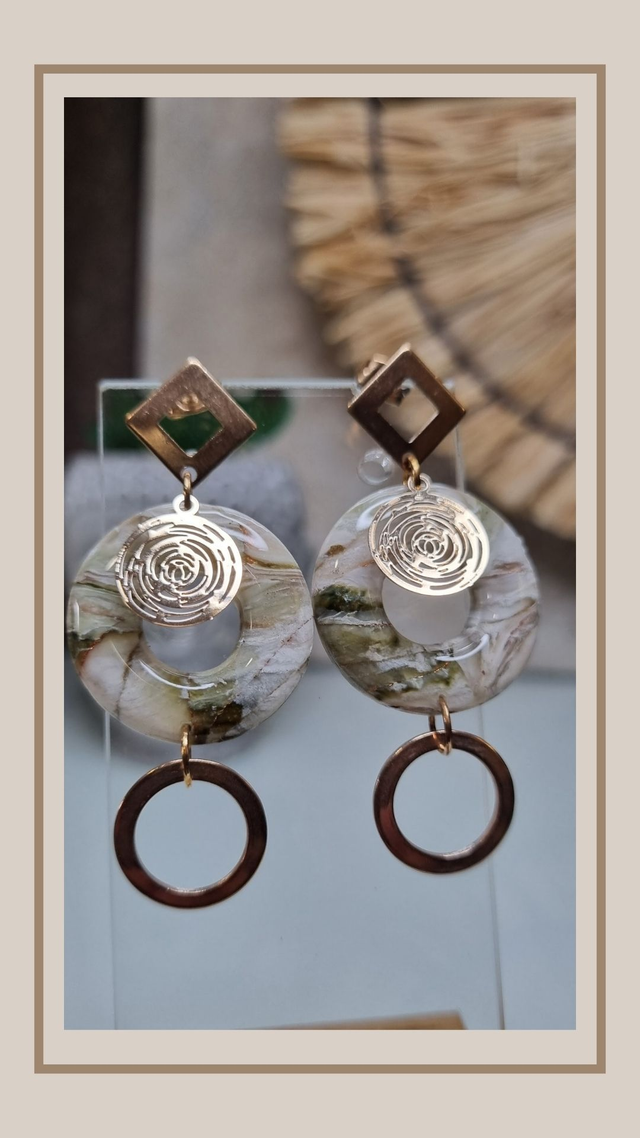 Fausse pierre naturelle ronde