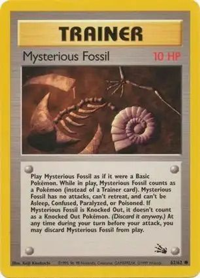 Mysterious Fossil - 62/62 (Fossil Unlimited)