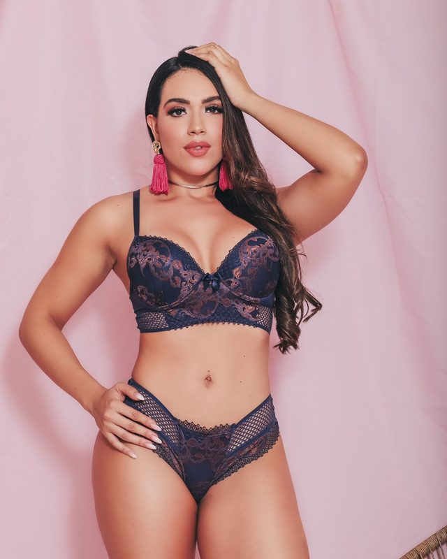 Conjunto de Lingerie Valentina Cideral