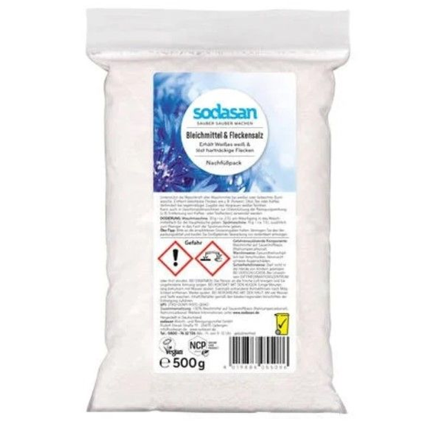 Sodasan Bleichmittel und Fleckensalz, 500g Packung