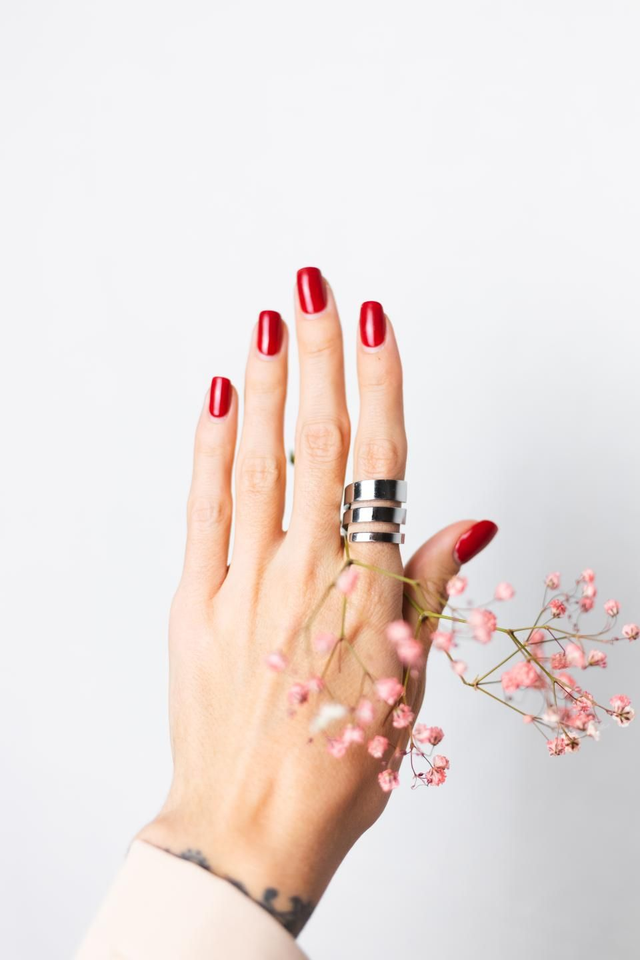 Manucure avec vernis 