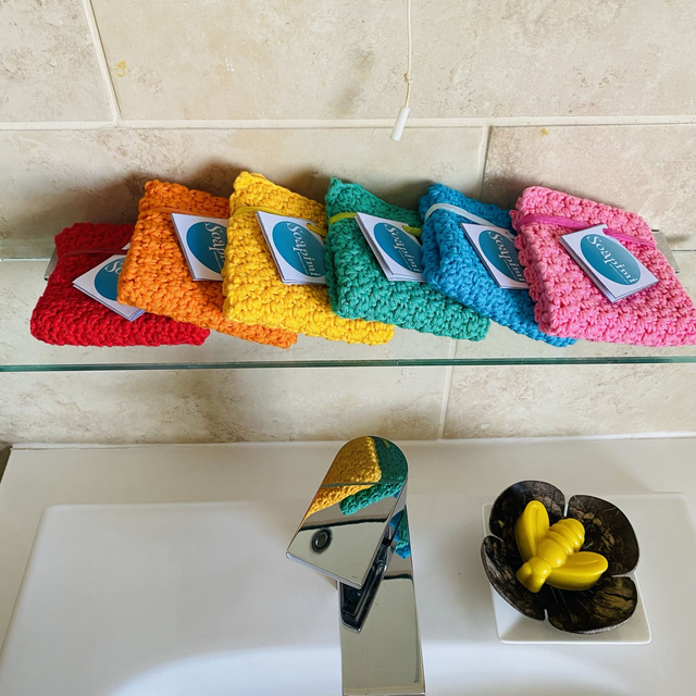 Soapimi Crochet Cotton Washcloth