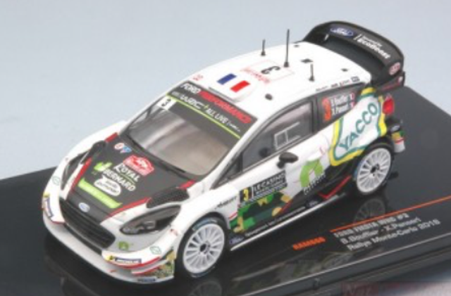 Ford Fiesta WRC Rally Monte Carlo #3 2018 Bouffier IXO 1:43