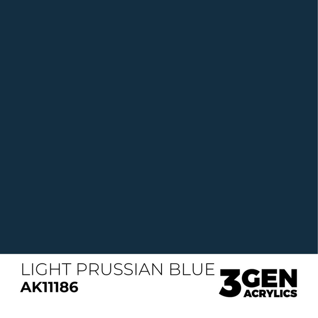 3rd Gen. Acrylics 186 Light Prussian Blue