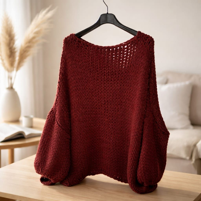 Grobstrickpullover (oversize)