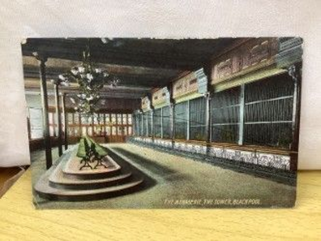 The Menagerie, The Tower, Blackpool, Lancashire, Posted 1909 unbranded antique postcard. Our Ref No R449 £2.85