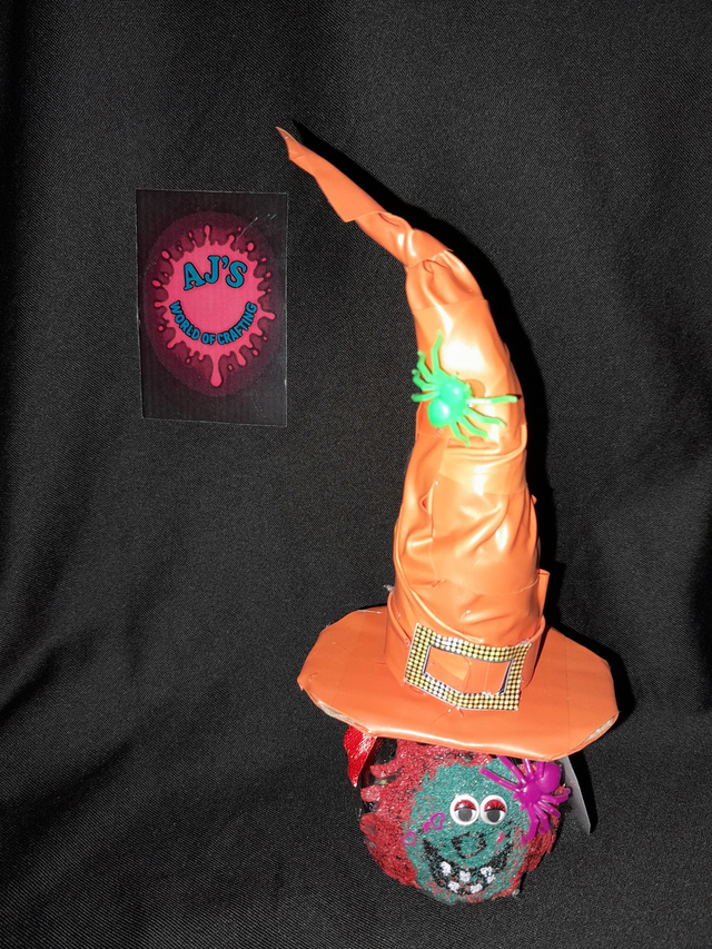 Halloween Hand Made Face &amp; Hat 50ml Re-Fill Bauble (1)