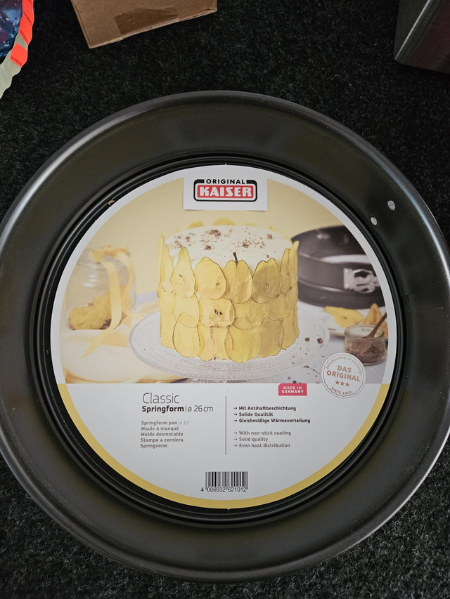 Kaiser Springform 26 cm – Perfektes Backergebnis bei jedem Kuchen
