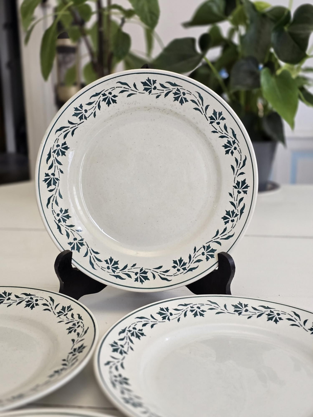 Assiettes plates K.G Luneville 