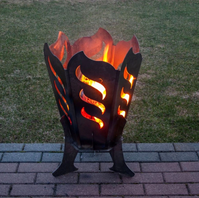 Steel Fire Pit For Your Patio - the Spark.