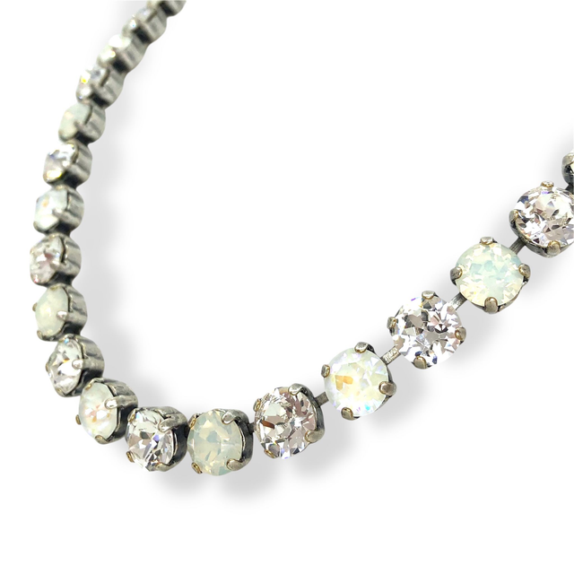 Collier DEVA KLASSIK BIG Eisprinzessin, Weiß