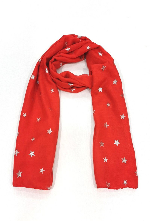 FOULARD ROUGE ETOILE