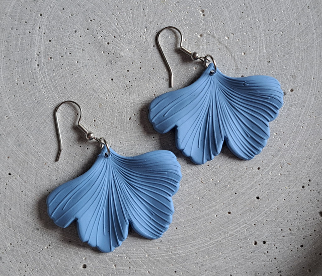 A - Siivet -korvakorut, vaaleansininen