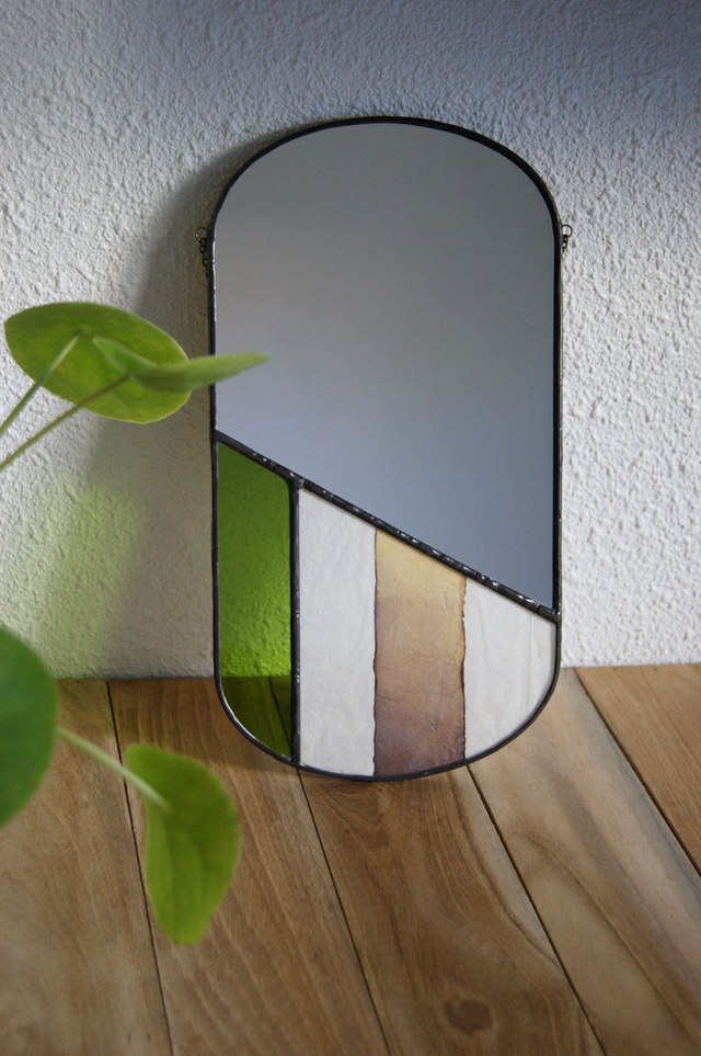 Miroir Origine ● Modèle Vert feuille