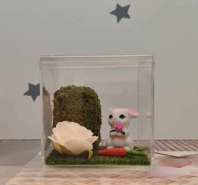 La Vitrine du Lapin en porcelaine