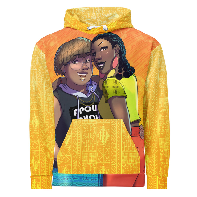 Sweatshirt à Capuche unisexe recyclé- Cindy et Zoa