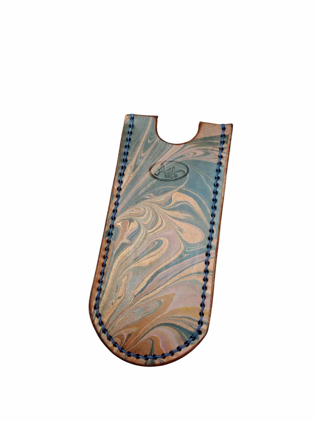 Housse de poche couteau petit Ambacien - Marbling - Petit modèle