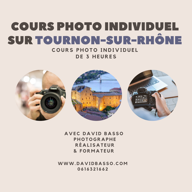 Cours photo sur Tournon-sur-Rhône