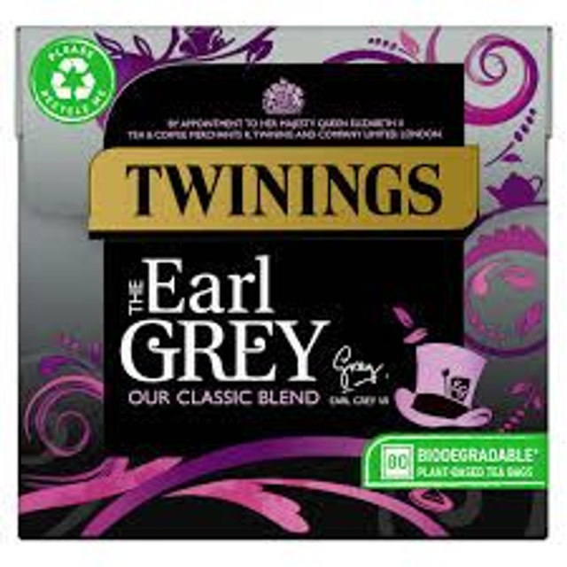 Twinings Earl Grey Tea Bags 80s