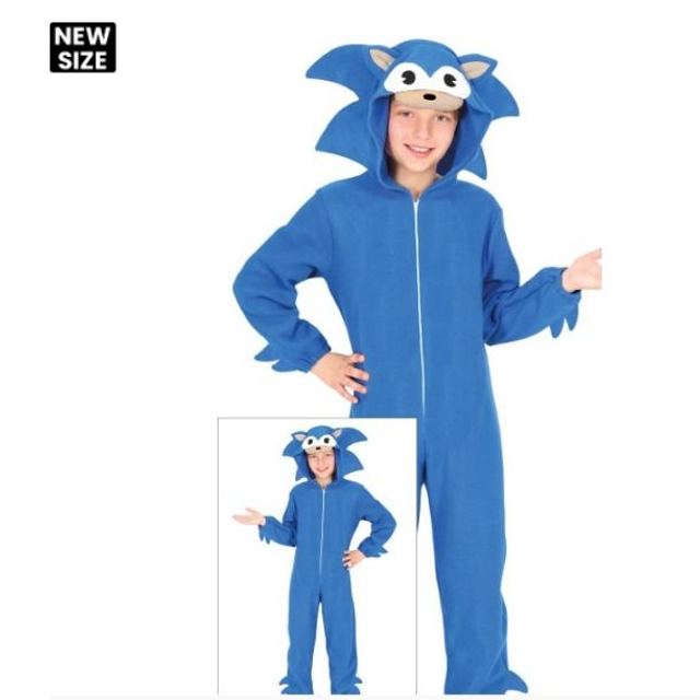 Carnevale ,   81000 SONIC  KIGURUMIMI BLU, BAMBINI, 3 – 4 ANNI