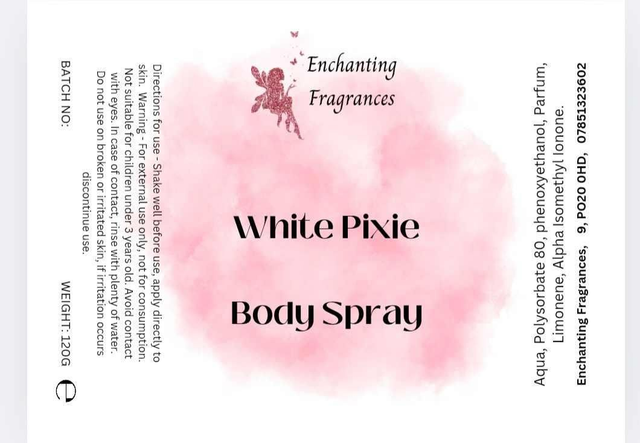 Body Spray - White Pixie 