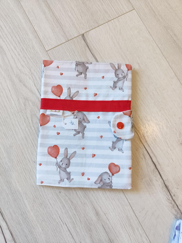Protège carnet lapins