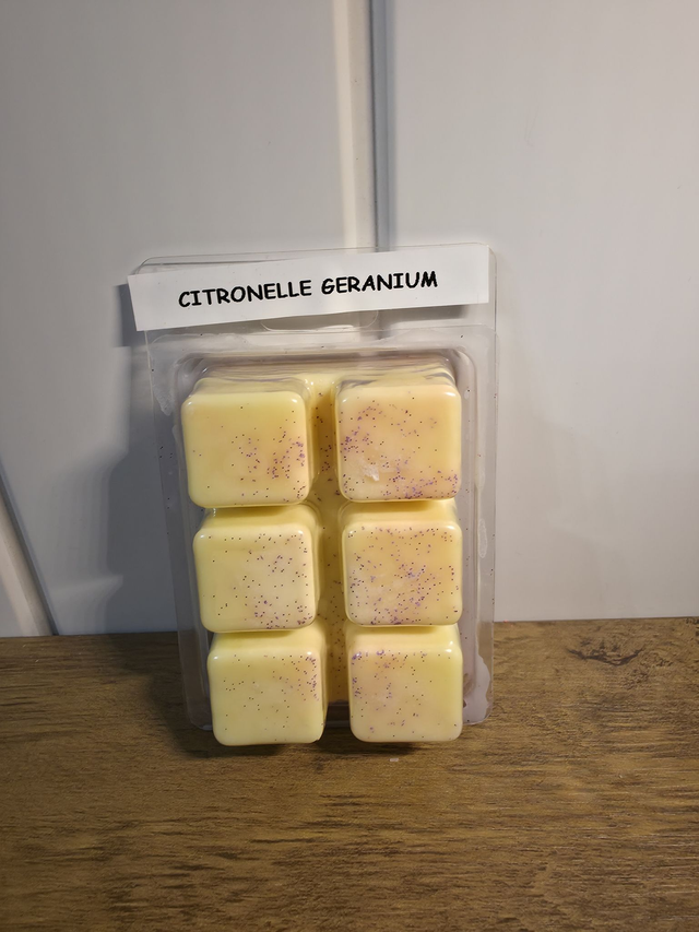 Fondants parfumés Citronnelle Géranuim 