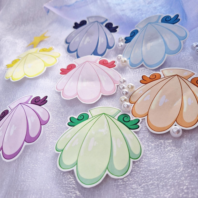 ¡Canto de sirena! Pichi Pichi Pitch Full Pack (x8) - Pegatinas